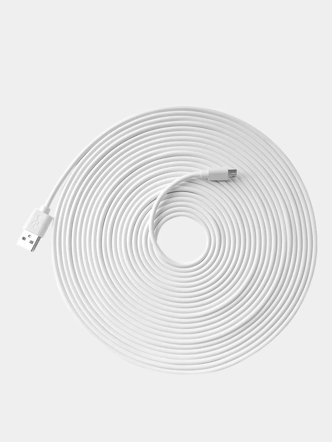 Белый кабель micro usb