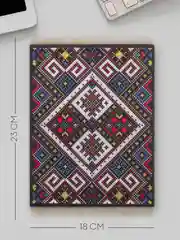 Разноцветный восточный игровой коврик для компьютерной мыши КАРТОФАН с бахромой и рисунком текстильный