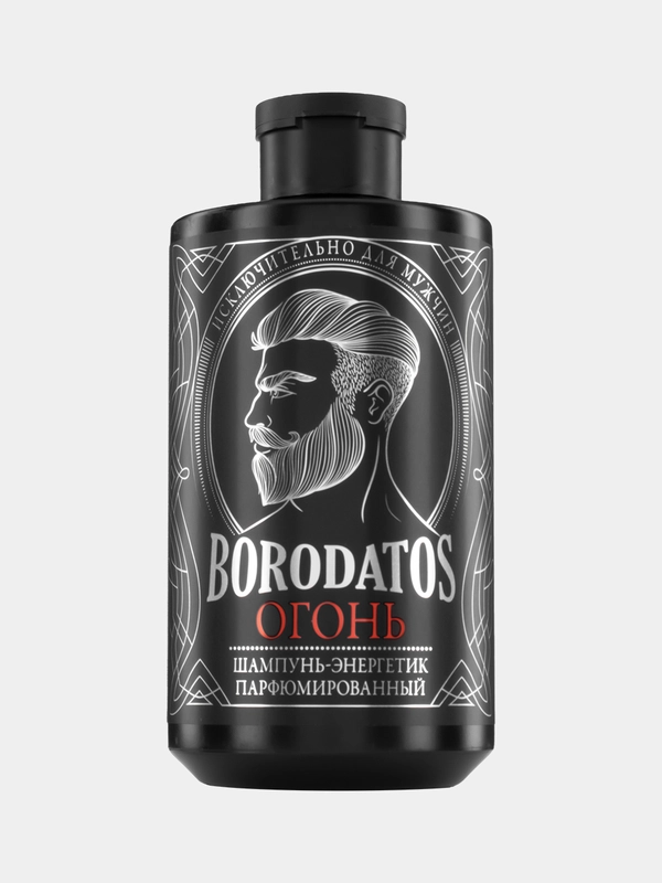 Шампунь мужской "Огонь", Borodatos, 400 мл