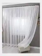 Белый тюль Вуаль с разрезом, выс. 240, 245, 250, 255, 260, 265, 270 и другие