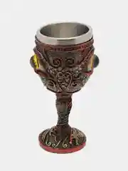 Багровый бокал для вина/пивной стальной, металлический