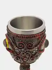 Багровый бокал для вина/пивной стальной, металлический