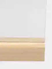 Тейбл тент А5 Менюхолдер на деревянном осн., Подставка двусторонняя, горизонтальная 2 шт
