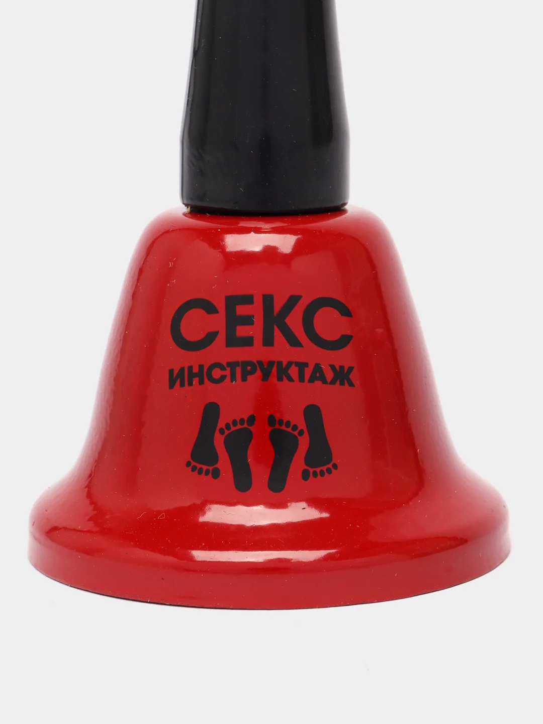 Бордовый колокольчик настольный 5,5 х 12,5 см (Разные Цвета)