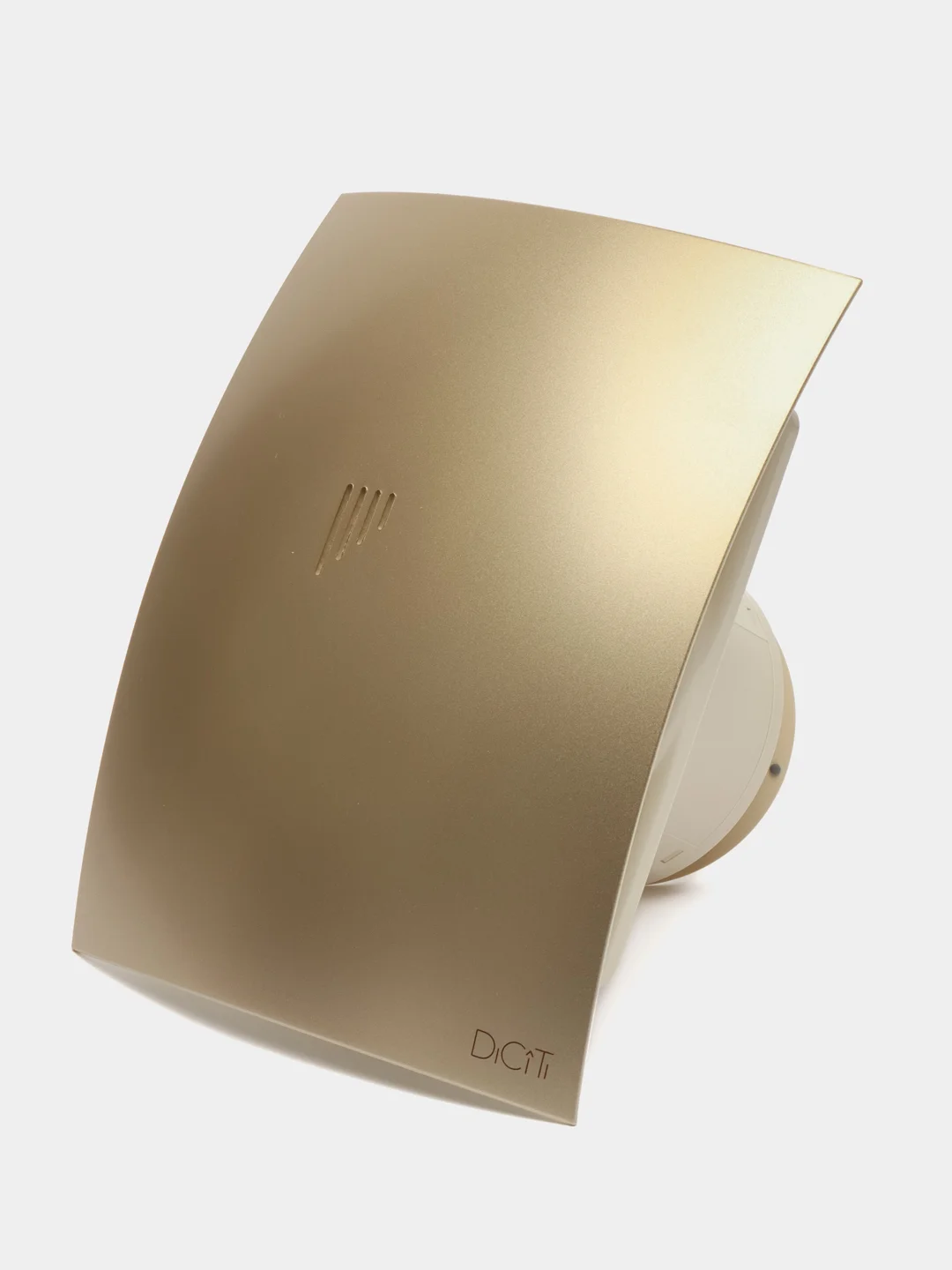 Вытяжной вентилятор 100 бесшумный с клапаном золотой матовый  BREEZE 4C Champagne