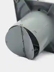 Вытяжной вентилятор 100 бесшумный с клапаном серый в кухню ванную  BREEZE 4C Dark gray met