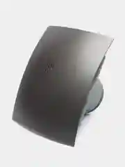 Вытяжной вентилятор 100 бесшумный с клапаном серый в кухню ванную  BREEZE 4C Dark gray met
