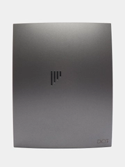 Вытяжной вентилятор 100 бесшумный с клапаном серый в кухню ванную  BREEZE 4C Dark gray met