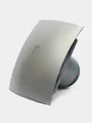 Вытяжной вентилятор 100 бесшумный с клапаном серый в кухню ванную BREEZE 4C Gray metal