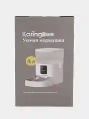 Белый умная автоматическая кормушка для кошек и собак KaringBee 4L,  Wi-Fi-приложения,KW-4
