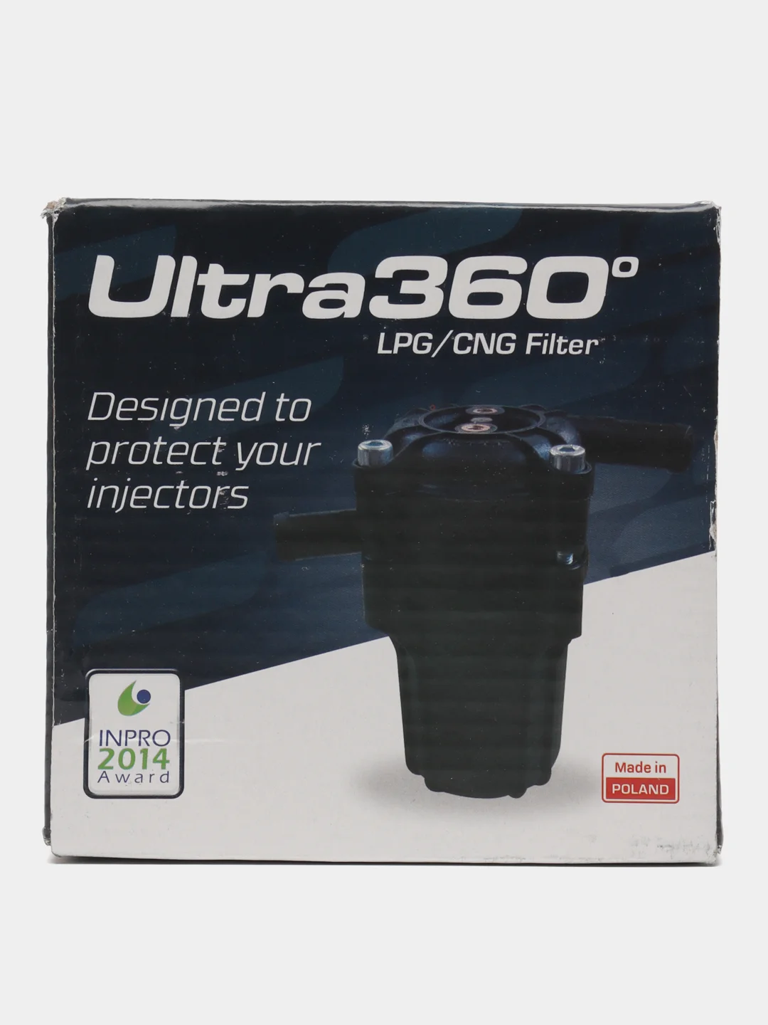 Вихревой газовый фильтр ГБО Ultra 12*12 (отстойник) для газобаллонного оборудования