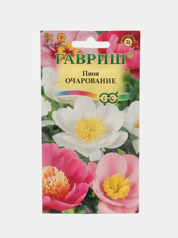 Пион средний Очарование (семена,цветы)