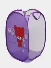 Фиолетовый корзина складная для белья, ящик для игрушек  33х52 см