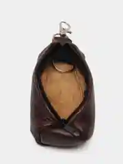 Карамельный ключница мужская женская  из натуральной кожи