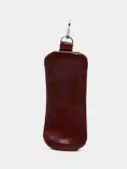 Терракотовый ключница мужская женская  из натуральной кожи