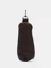 Угольный ключница мужская женская  из натуральной кожи