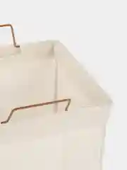 Бежевый корзина для белья
