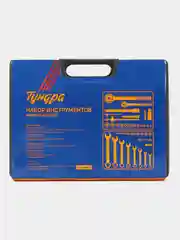 Набор инструментов в кейсе ТУНДРА, автомобильный, 1/2" и 1/4", 98 предметов