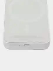 Серый внешний беспроводной аккумулятор MagSafe для iPhone, зарядка PowerBank 5000 mAh