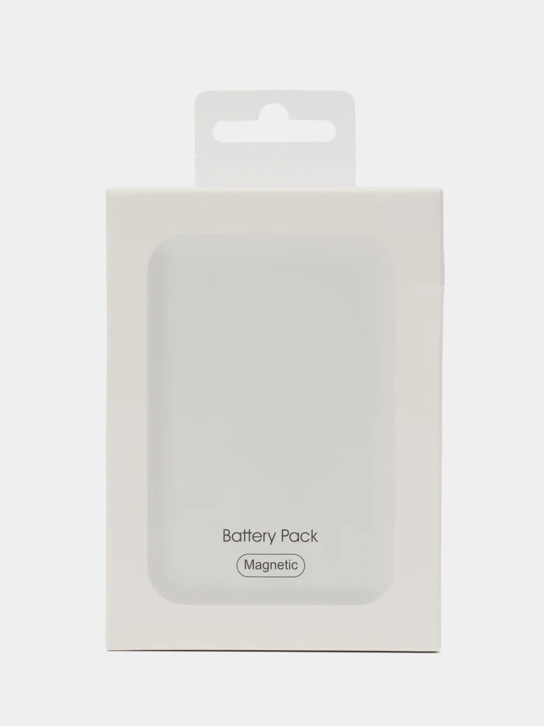 Серый внешний беспроводной аккумулятор MagSafe для iPhone, зарядка PowerBank 5000 mAh