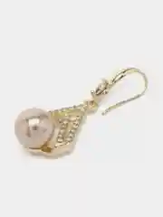 Белый женские серьги с жемчугом