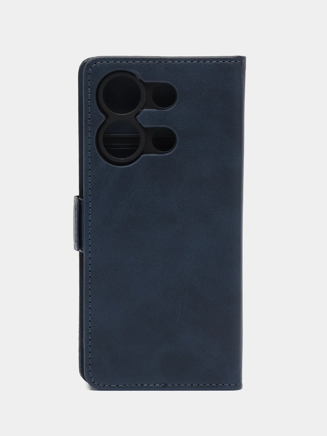 Синий чехол-книжка для Redmi Note 13 4G (Редми Ноут 13 ) с боковым магнитом