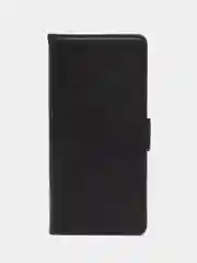 Черный чехол-книжка для Redmi Note 13 4G (Редми Ноут 13 ) с боковым магнитом