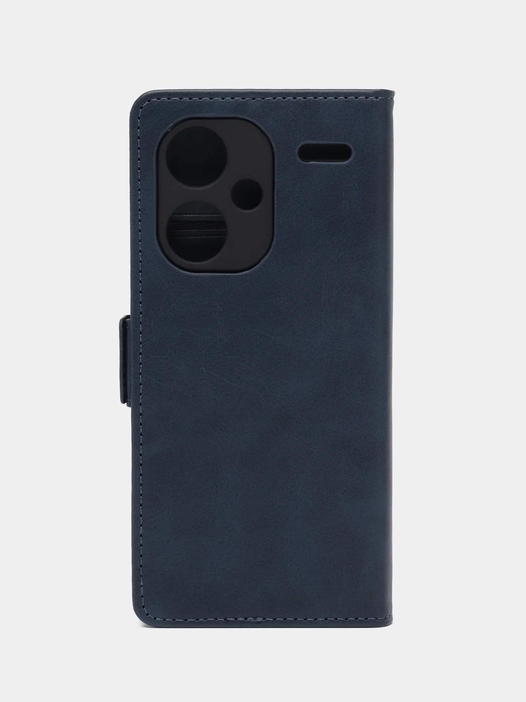 Синий чехол-книжка Redmi Note 13 Pro Plus 5G (Редми Ноут 13 Про Плюс) с боковым магнитом