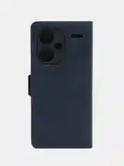 Синий чехол-книжка Redmi Note 13 Pro Plus 5G (Редми Ноут 13 Про Плюс) с боковым магнитом