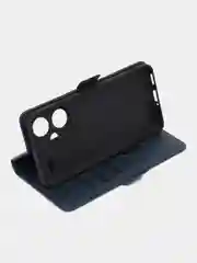 Синий чехол-книжка Redmi Note 13 Pro Plus 5G (Редми Ноут 13 Про Плюс) с боковым магнитом