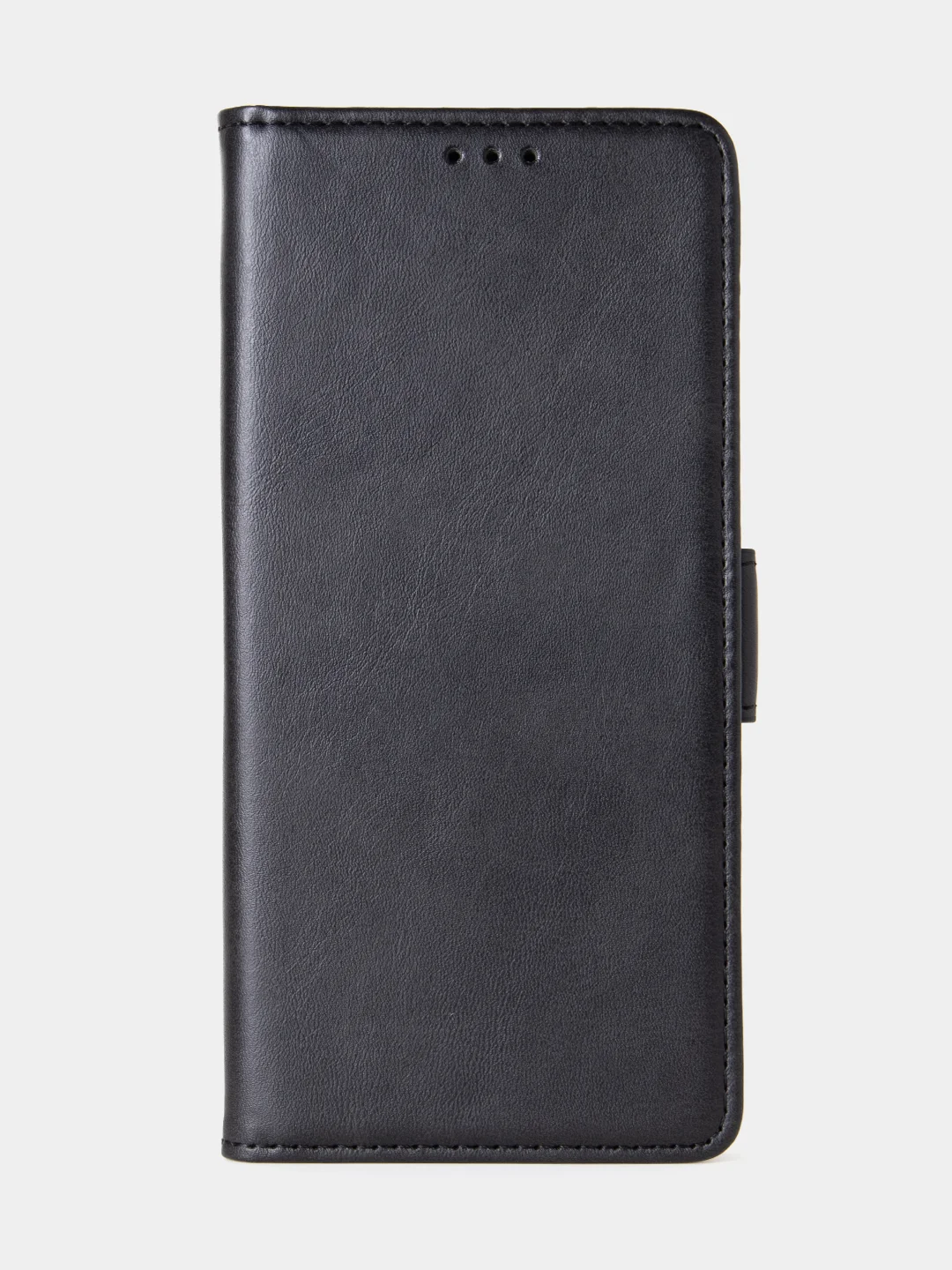 Угольный чехол-книжка для Xiaomi Redmi Note 13 (4G) из высококачественной искусственной кожи