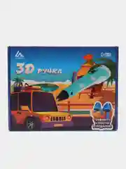 3D ручка Luazon, дисплей, работа с пластиком ABS и PLA, пластик в комплекте, голубая