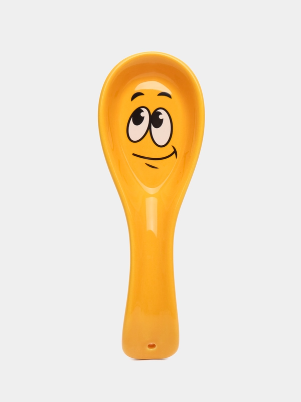 Подставка под ложку "Smile" 8*23*2,5см. (малая) (керамика)