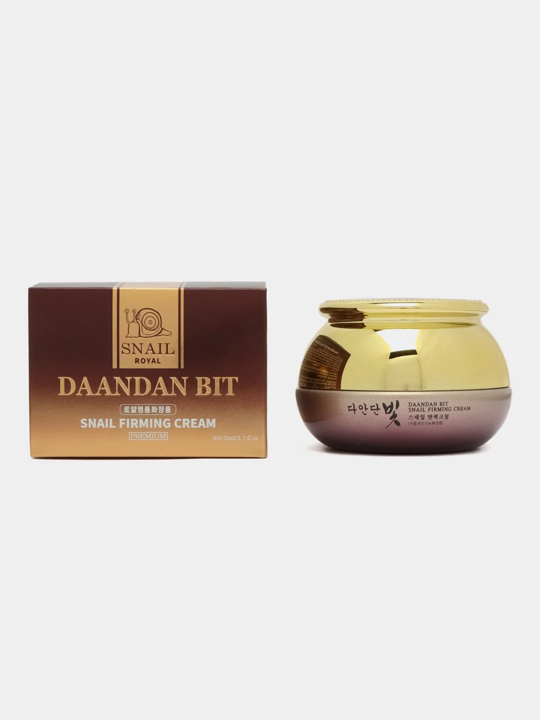 Укрепляющий крем с муцином улитки Jigott Daandan Bit Snail Firming Cream 50 мл