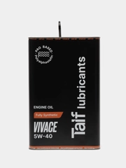 Моторное масло TAIF VIVACE 5W-40 PAO, Синтетическое, 4 л
