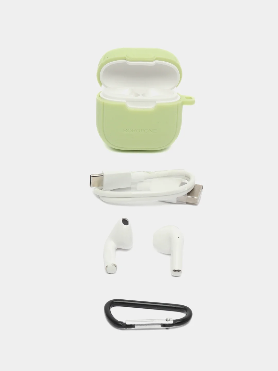 Розовый наушники беспроводные Borofone BW29, Bluetooth, с микрофоном, чехол в комплекте