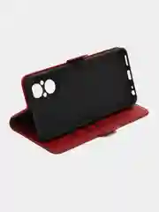Красный чехол-книжка Realme C67( Реалми С67) с боковым магнитом