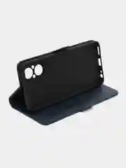 Синий чехол-книжка Realme C67( Реалми С67) с боковым магнитом