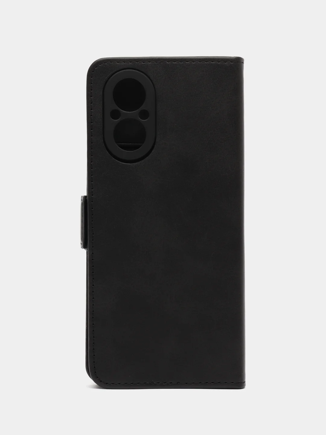 Черный чехол-книжка Realme C67( Реалми С67) с боковым магнитом