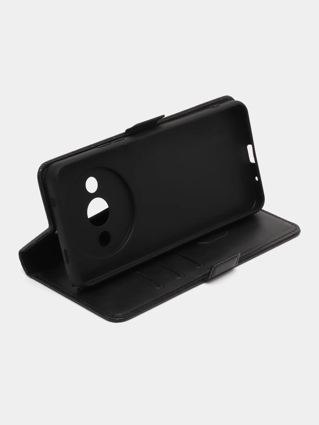 Синий чехол-книжка для  Redmi А3 ( Редми А3) с боковым магнитом