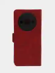 Красный чехол-книжка для  Redmi А3 ( Редми А3) с боковым магнитом