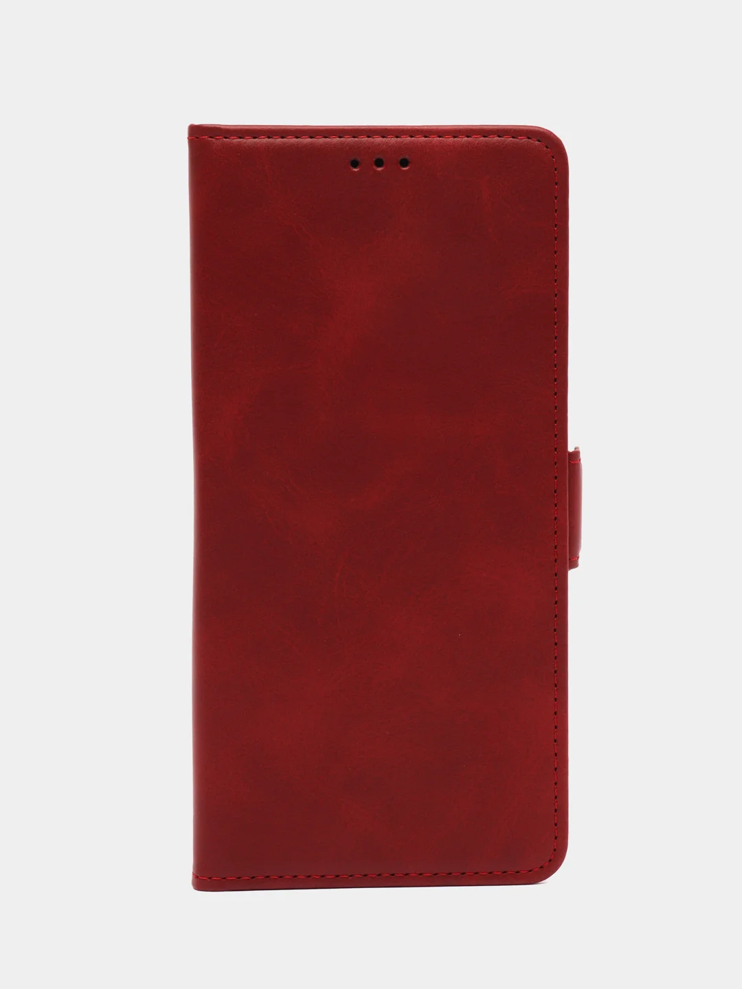 Красный чехол-книжка для  Redmi А3 ( Редми А3) с боковым магнитом
