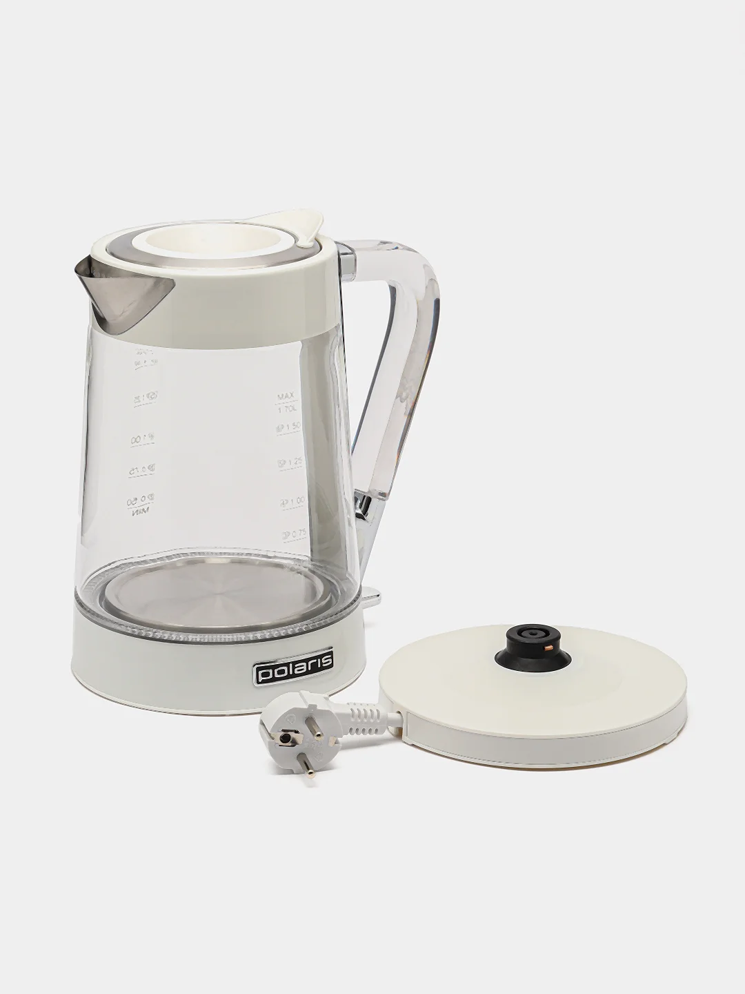 Чайник Polaris PWK 1715CGL WATER WAY PRO Белый