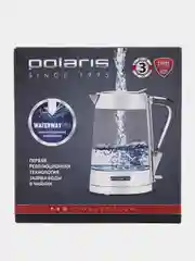Чайник Polaris PWK 1715CGL WATER WAY PRO Белый