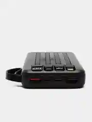 Белый power Bank с быстрой зарядкой, со встроенными кабелями, Lightning, Type-C