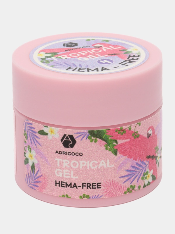 Adricoco Гель для наращивания "Tropical Gel", HEMA-Free