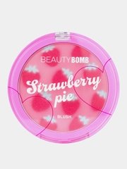 Румяна для лица Beauty Bomb Strawberry pie, тон 01 - розово-персиковый, 7,5 г