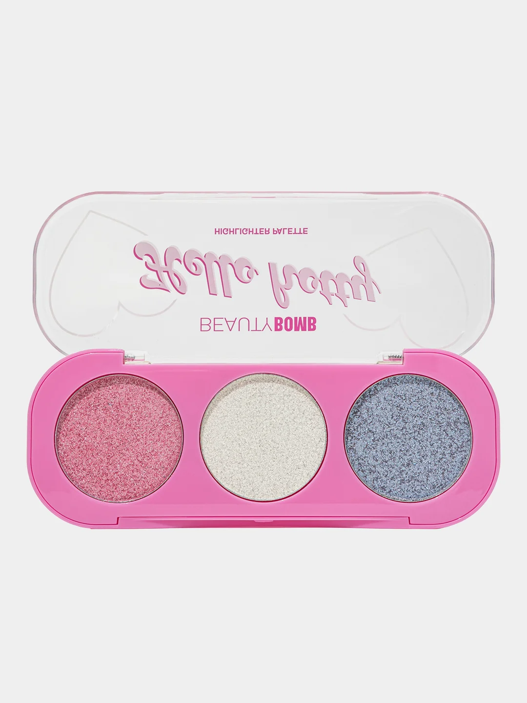 Палетка хайлайтеров для лица Beauty Bomb Hello hotty, 5,4 г