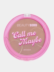 Бронзер для лица Beauty Bomb Call me maybe, тон 01 - тауповый, 7,8 г