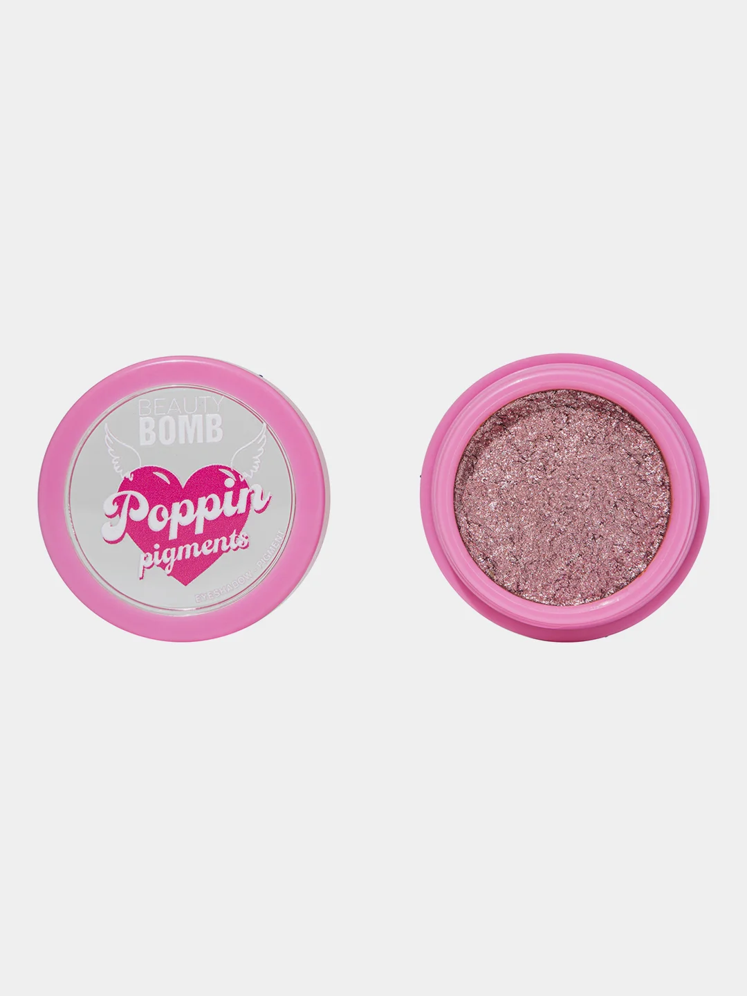 Тени - пигмент Beauty Bomb Poppin pigments, тон 01 - Lucky, розовый, 1,5 г
